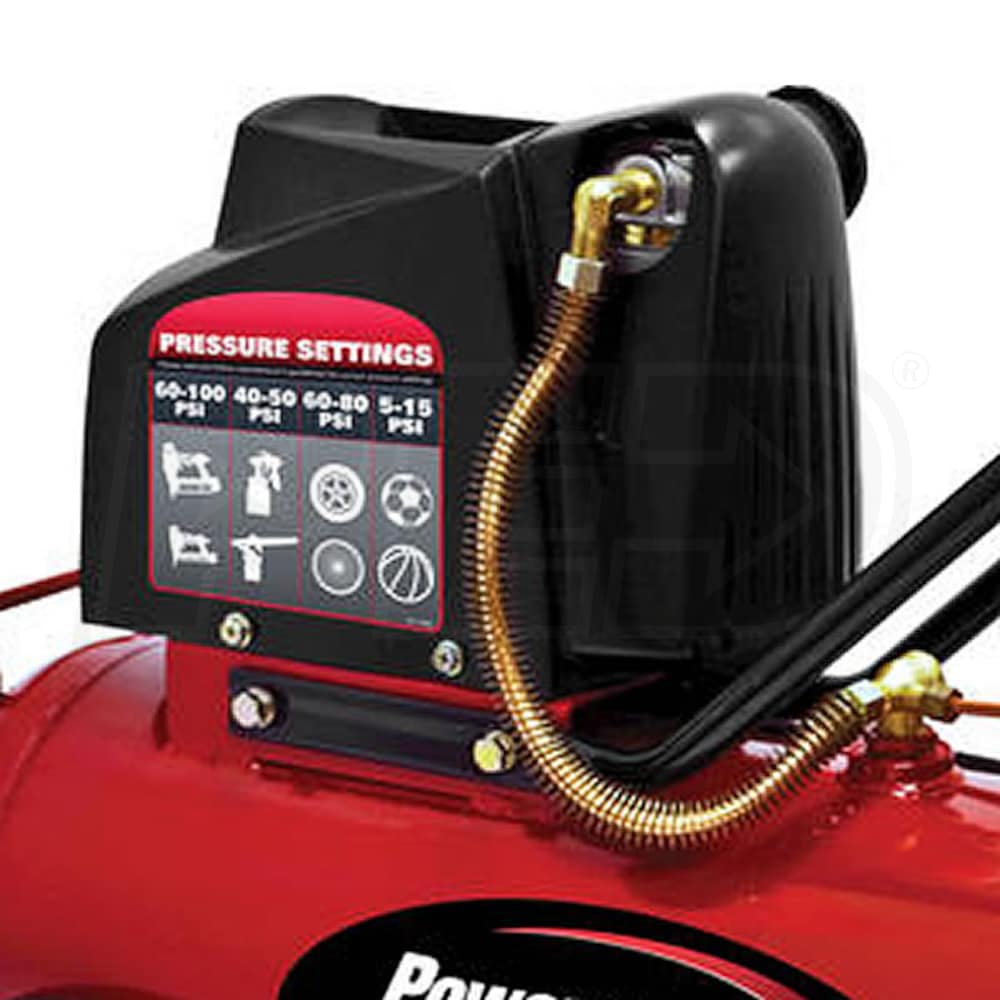Powermate 1-HP 8-Gallon Portable Air Compressor w/ 50' Hose | Powermate