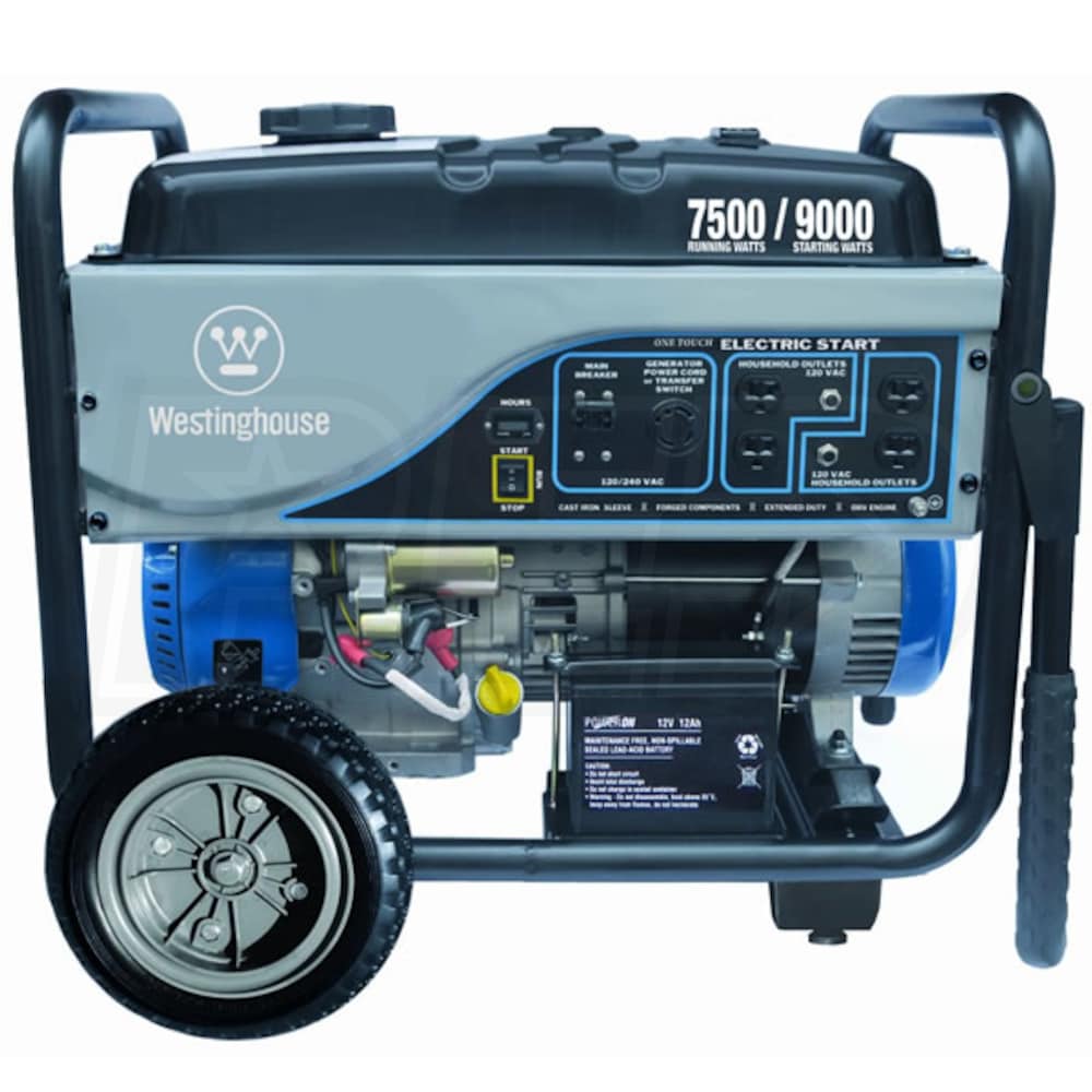 Westinghouse WH7500E 7500 Watt Electric Start Portable Generator