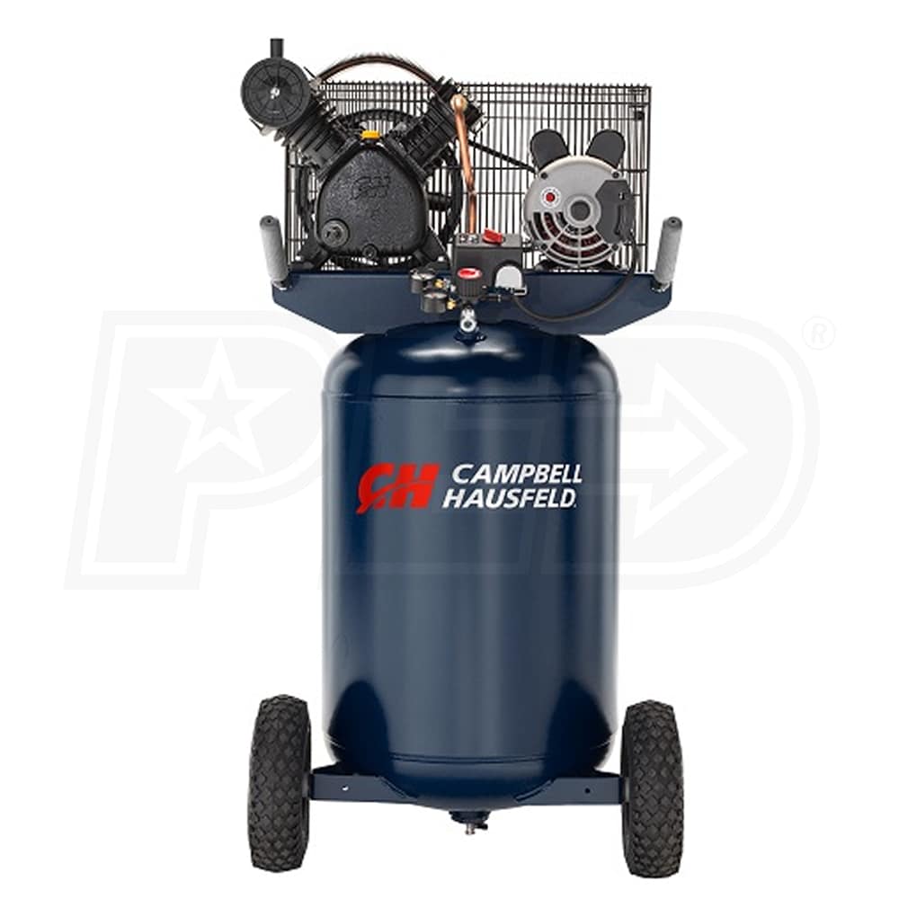 Campbell Hausfeld 2HP 30Gal TwoStage (Belt Drive) DualVoltage Cast