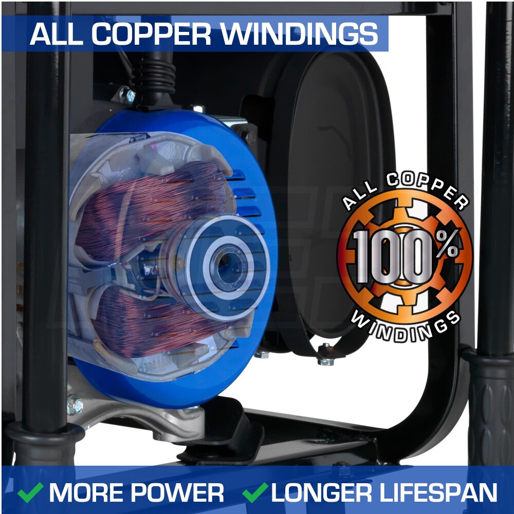 DuroMax XP12000EH 9500 Watt Electric Start Dual Fuel Portable