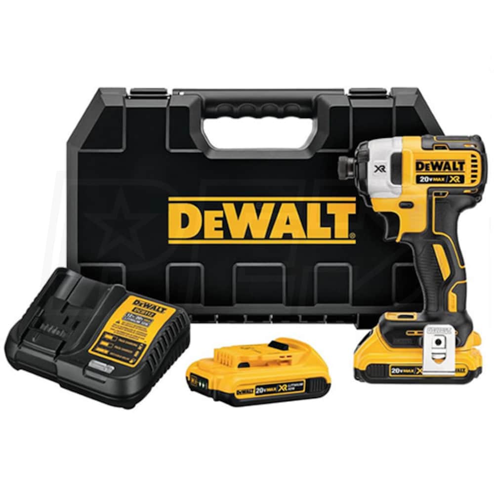 DeWALT DCF887D2 XR® 3Speed 1/4" Impact Driver Kit 20V Max* 2.0