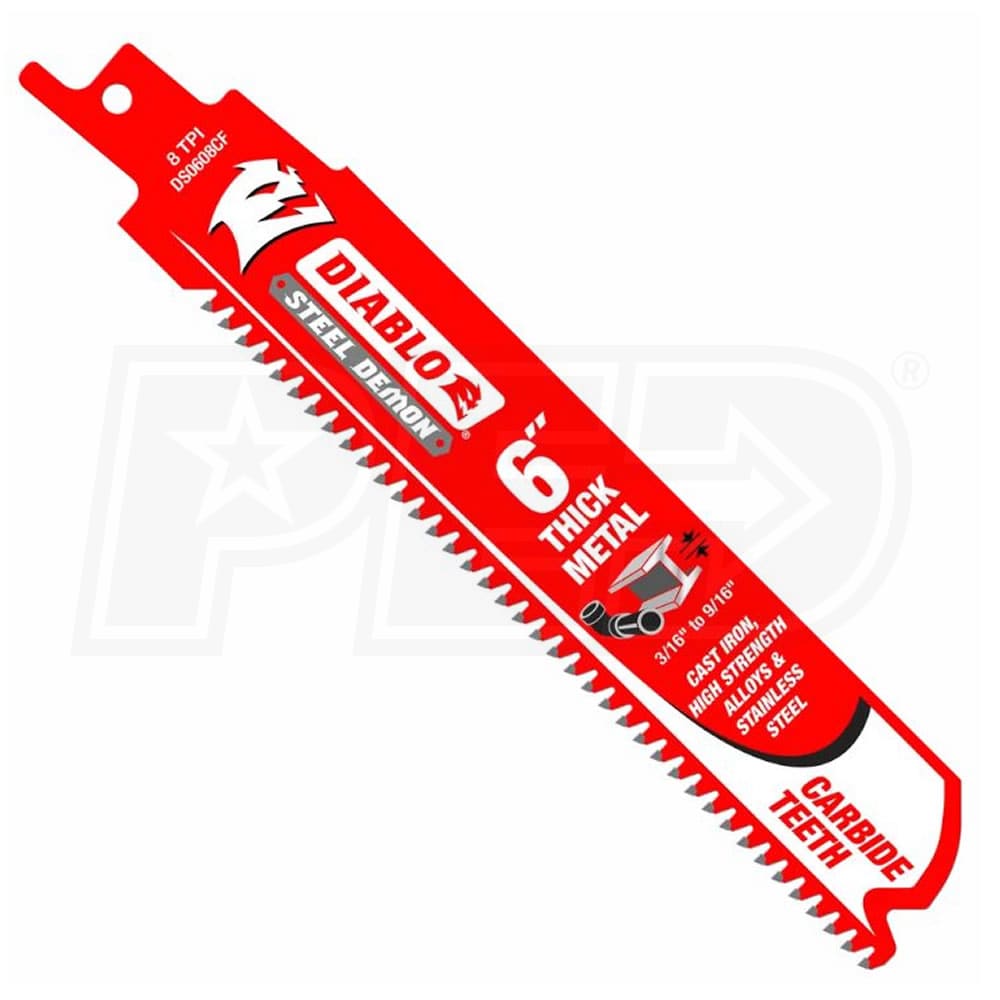 Diablo Tools Carbide Blade for Thick Metal 6" 8 Teeth Per Inch