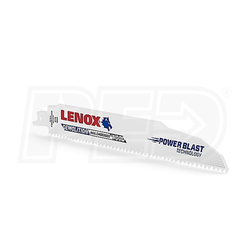 Lenox Demolition Reciprocating Saw Blade BiMetal 9" 6 Teeth