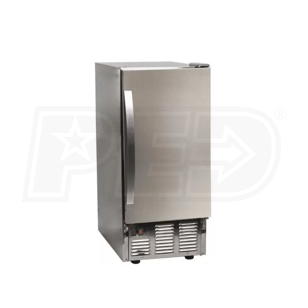 Edgestar 15" Ice Maker Outdoor Rated Up to 50 Lbs. Per Day Ice