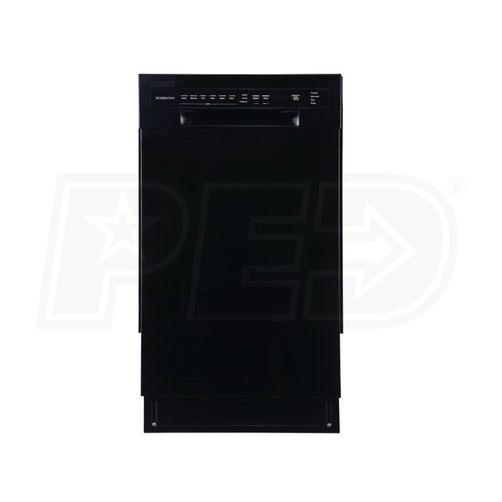 Edgestar 18" BuiltIn Dishwasher 8 Place Settings Black