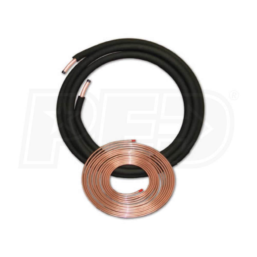 JMF 3/8" x 7/8" Central Air Line Set 3/8" Insulation 25' Length