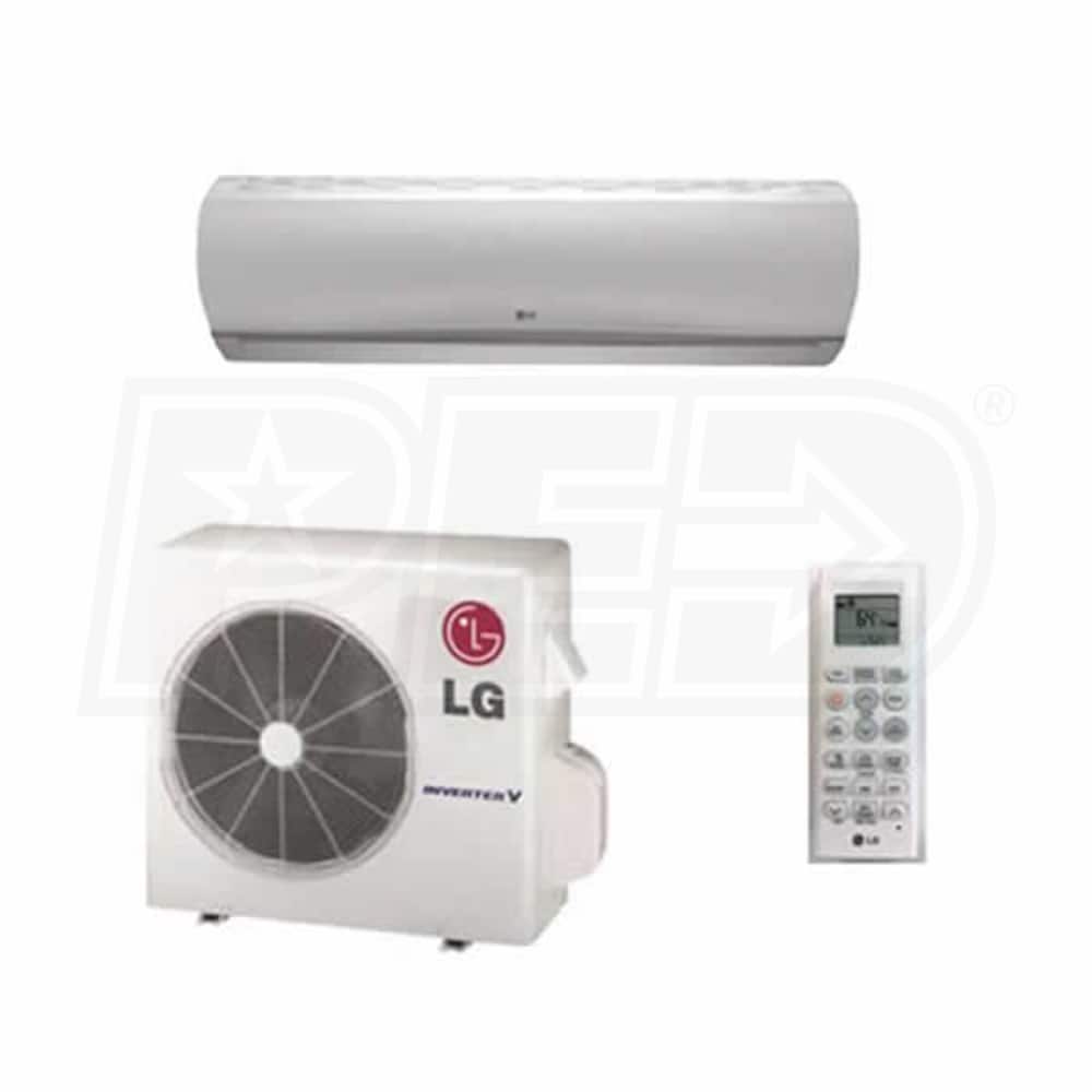 LG 30k BTU Cooling + Heating Wall Mounted Air Conditioning System 19.0 SEER (Scratch