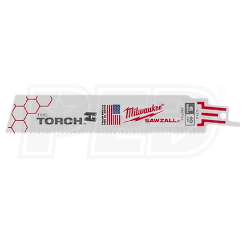 Milwaukee 48-00-8788 - SAWZALL® Torch™ Metal Demolition Blade - 9" - 18 ...