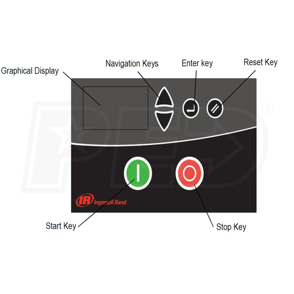 Ingersoll Rand Next Generation RSeries 15HP 120Gallon Rotary Screw