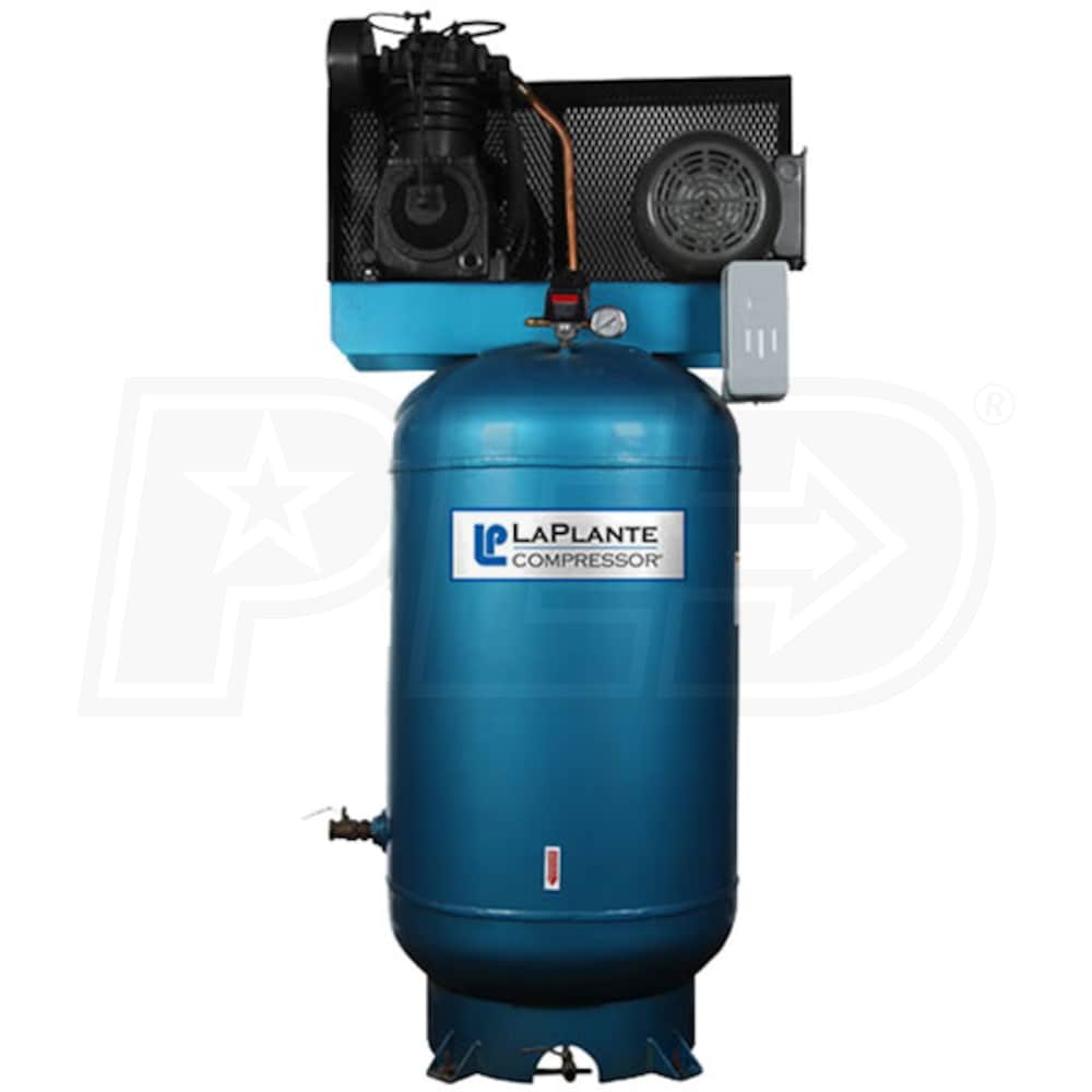 LaPlante 5HP 80Gallon TwoStage Air Compressor (208230V 1Phase