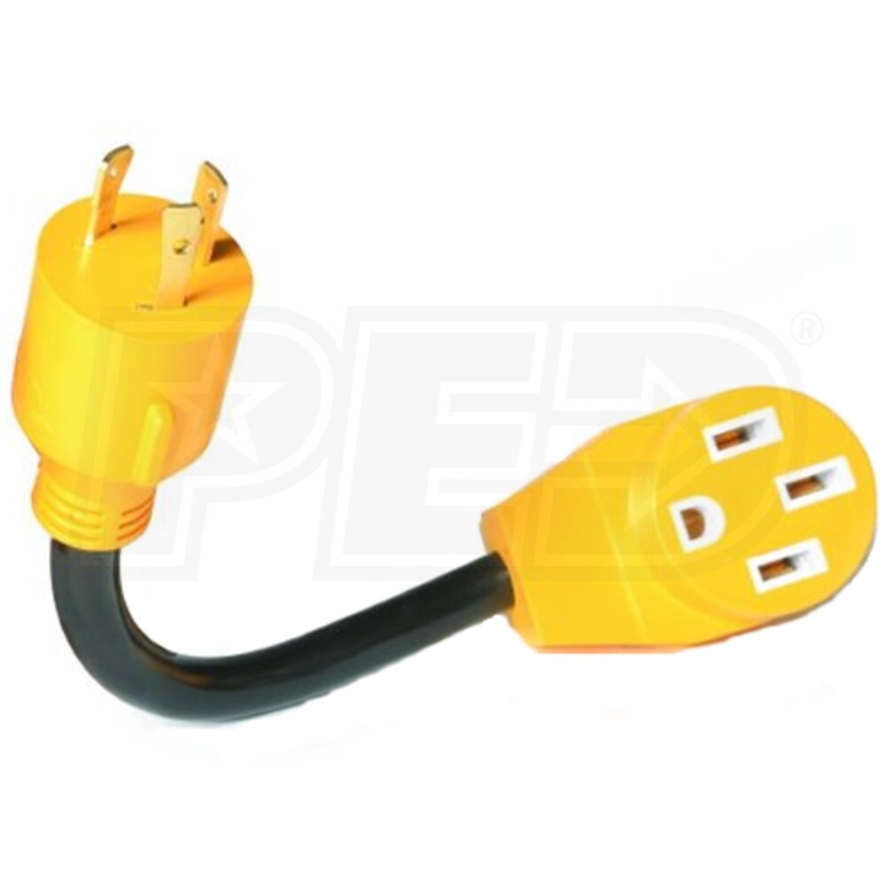 Camco Power Grip Series™ 50Amp RV Adapter for 30Amp Male L530 (3