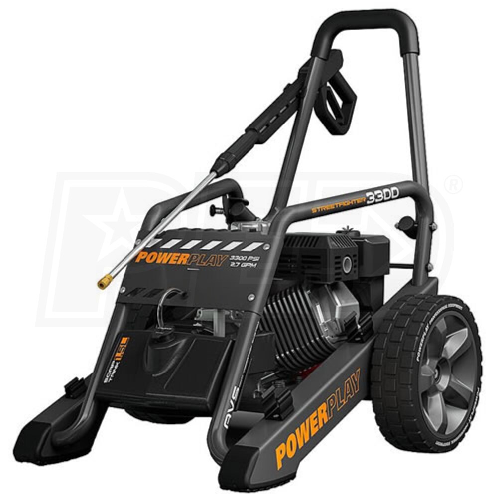 Pressure Washer Husqvarna 3 300 Psi Gasoline Engine Hose Cart Wand Running Gear