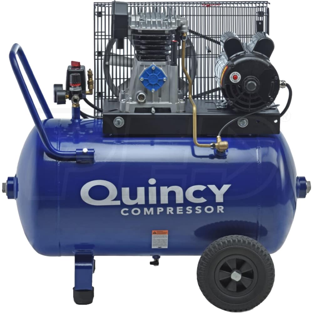 Quincy 2 HP 24 Gallon Belt Drive Portable Air Compressor