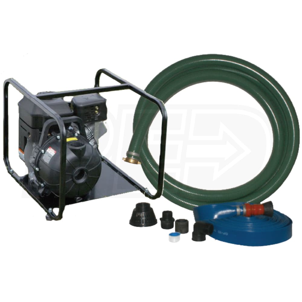 Pacer 200 GPM (2) Emergency Fire Fighting Water Pump Kit