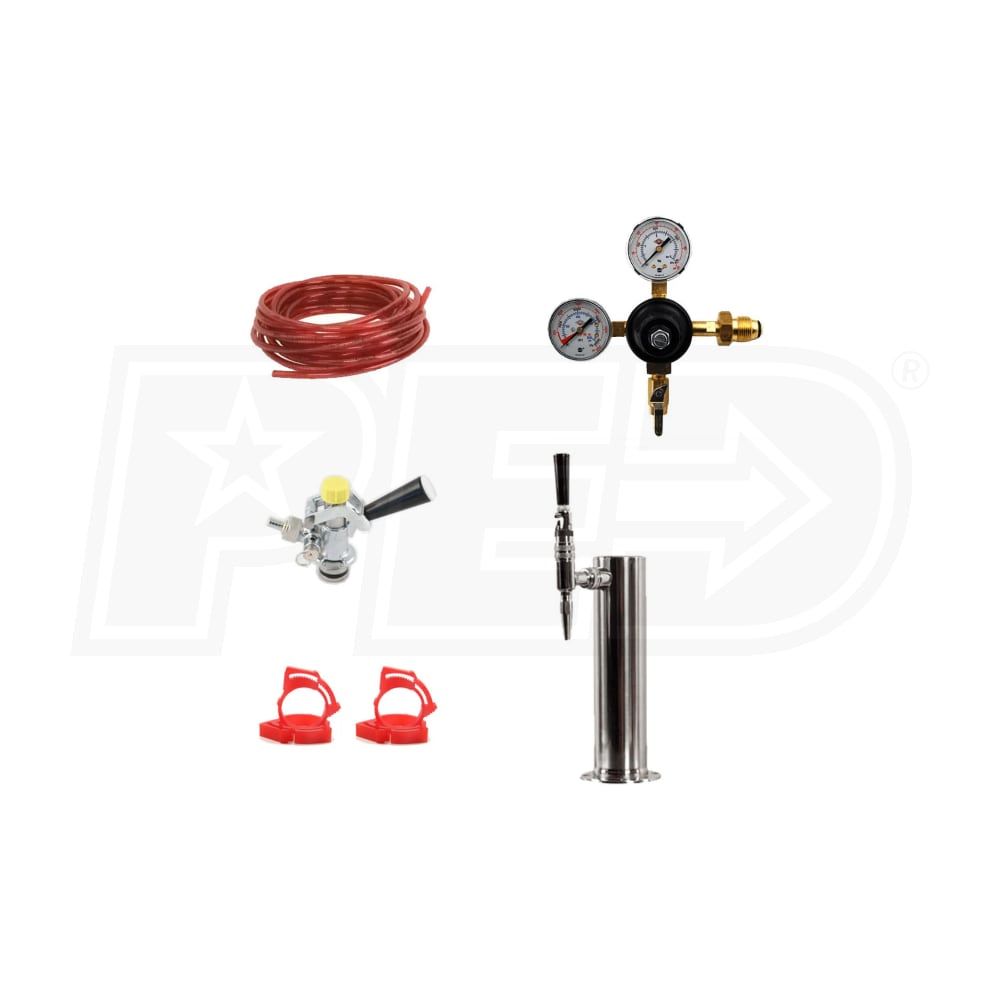 Edgestar Single Tap Nitrogen Stout Beer Dispense Kit Edgestar T43019600