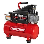 Craftsman 1-HP 3-Gallon Horizontal Air Compressor with Hose and Accessory Kit