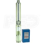 Lancaster Pump 3LSJ10017-2 - 1 HP 5 GPM Deep Well Submersible Pump w/ SS Disc & Motor Sup. (3-Wire 230V) & CB