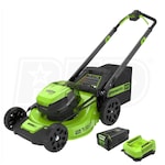 Greenworks (21") 80-Volt Lithium-Ion Cordless Push Lawn Mower (Battery & Charger Included)