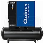 Quincy QGS 30-HP 132-Gallon Rotary Screw Air Compressor (208-230/460V 3-Phase)