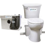 Burcam Pumps 450473 - 3/4 HP Easy Flo Toilet System