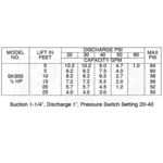 Lancaster Pump SKS50