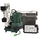 Zoeller ProPack63 - 3/10 HP Combo Primary & Aquanot Fit Backup Pump System w/ WiFi