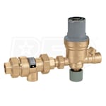 Caleffi Auto Fill Combo Automatic Boiler Fill Valve with Backflow Preventer, Pressure Indicator, 1/2
