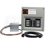 Generac 6854 - 30-Amp HomeLink&trade; Upgradeable Pre-Wired Manual Transfer Switch System (Alum.)