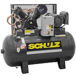 Schulz V-Series 7.5-HP 80-Gallon Two-Stage Air Compressor (208V 3-Phase)