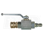 BE Pressure Whirl-A-Way 3/8" Ball Valve Kit (7250 PSI)