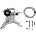 OEM Technologies Fully Plumbed 2400 PSI 2 GPM Vertical Axial Pressure Washer Pump Kit