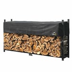 Shelter Logic 8' Ultra Duty Firewood Rack w/ Cover
