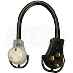 Southwire 50-Amp Male (14-50P) to 30-Amp Female (TT-30R) RV Power Adapter