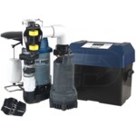 Blue Angel Pumps - 1/3 HP Pre-Assembled Combination Primary & Sump Minder® Backup Sump Pump System