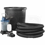 Blue Angel Pumps - 1/3 HP Cast Iron Crawl Space Sump Pump Kit