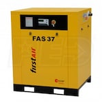 First Air FAS37 50-HP Tankless Rotary Screw Air Compressor (208V 3-Phase 150PSI)