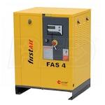 First Air FAS4 5-HP Tankless Rotary Screw Air Compressor (230V 3-Phase 150PSI)