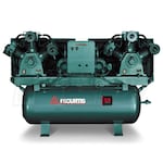 FS-Curtis CA10 10-HP / 20-HP 120-Gallon Two-Stage Duplex Air Compressor (460V 3-Phase)