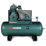 FS-Curtis ML15 15-HP 120-Gallon Pressure Lubricated Two-Stage Masterline Air Compressor (200/208V 3-Phase)