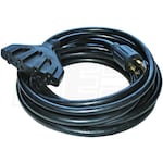 Milbank MPGCORD25 - 30-Amp (4-Prong) 25-Foot Convenience Cord w/ 4-20 Amp Outlets