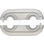 Ecostyle Rectangular Escutcheon Plate - White