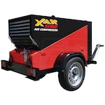X Air by Con X Equipment SC90T 24-HP Trailer-Mounted Rotary Screw Air Compressor w/ Kubota Engine