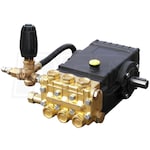 Pressure-Pro Fully Plumbed General HP4040 4000 PSI 4.0 GPM Triplex Pressure Washer Pump w/ Plumbing Kit (Belt Drive)