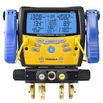 Fieldpiece SMAN460 - Four Port Digital Manifold with Clamps - Wireless - Vacuum Gauge