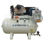 Powerex STS 5-HP 60-Gallon High Pressure Oil-Less Open Scroll Air Compressor (208/230V 3-Phase 145 PSI)