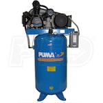 Puma 7.5-HP 80-Gallon (Belt Drive) Two-Stage Air Compressor (230V 1-Phase)