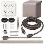 Reliance Controls 30-Amp Through-the-Wall Kit Power Panel System w/ 40' Cord