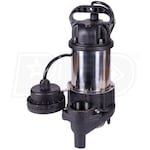 iON 3/4 HP Cast Iron Stainless Steel Sump Pump w/ Digital Level Control HP20159