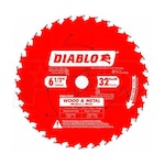 Diablo Tools - Carbide Blade for Wood and Metal - 6-1/2