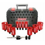 Diablo Tools - General Purpose Bi-Metal Hole Saw Set - 14 Piece Set